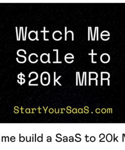 Alex Berman – Watch me build a SaaS to 20k MRR