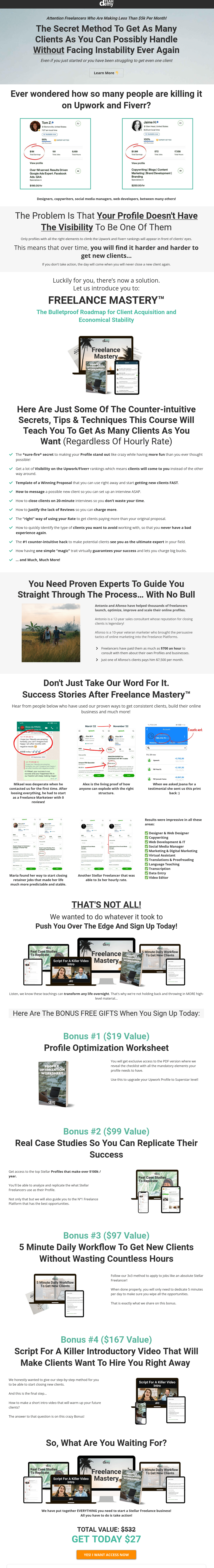Yeahdemy - Freelance Mastery by Agustini Del Toro Content