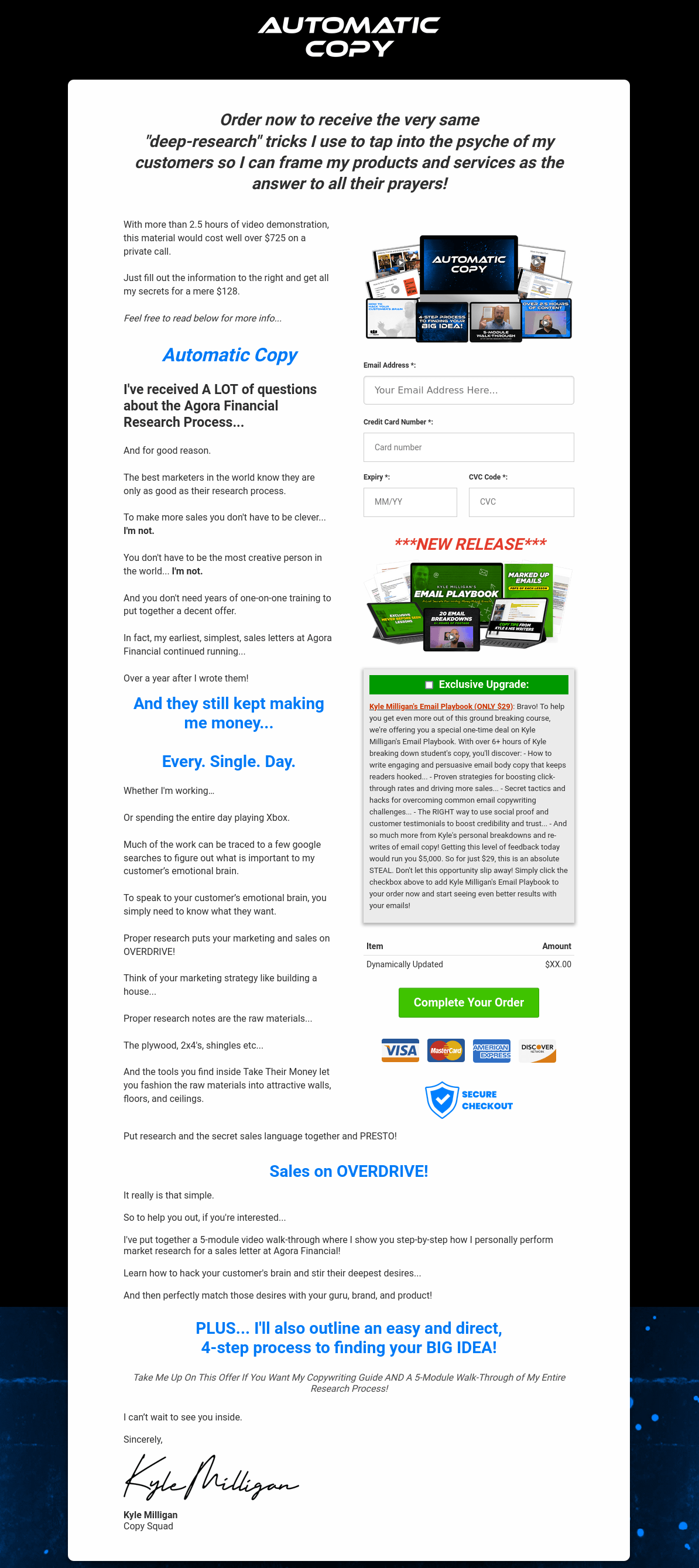 course content - automatic copy course