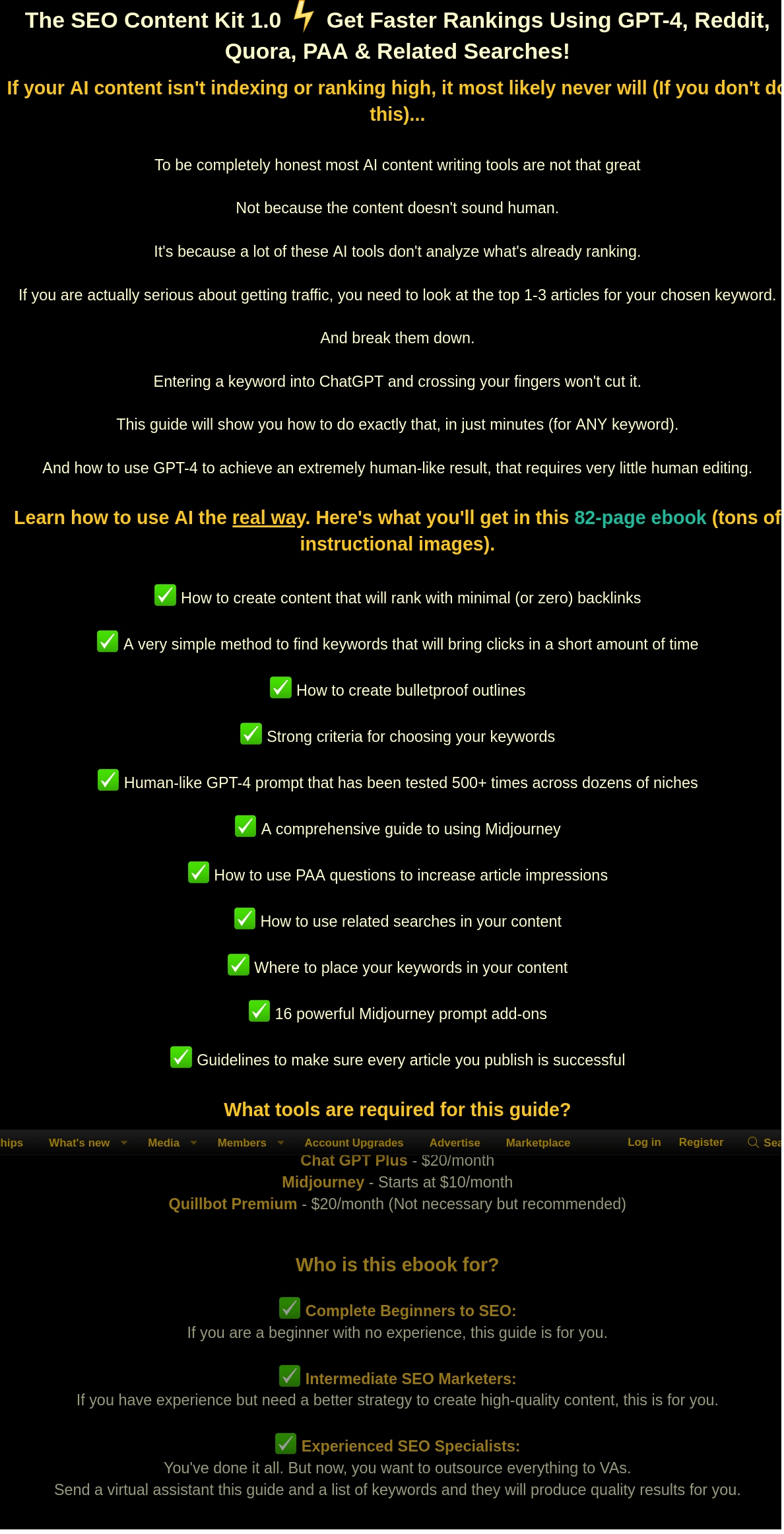 course content of seo toolkit 1.0