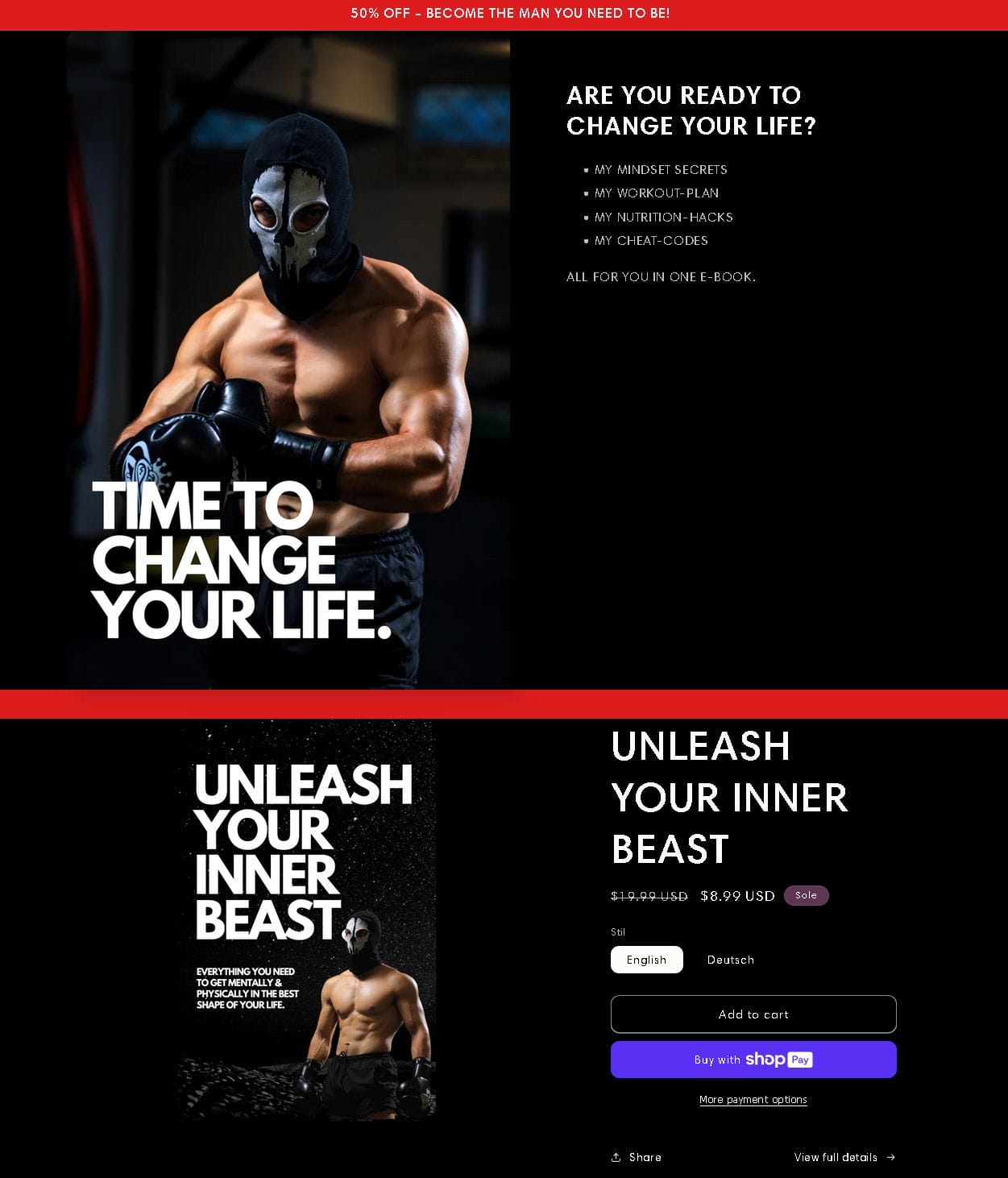 Alex Hanma - UNLEASH YOUR INNER BEAST - content