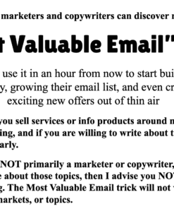 John Bejakovic – Most Valuable Email (GB)