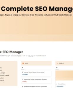 Complete SEO Manager For Notion Download