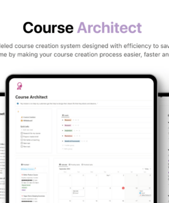 Course Architect – Ultimate Course Creation System for Notion