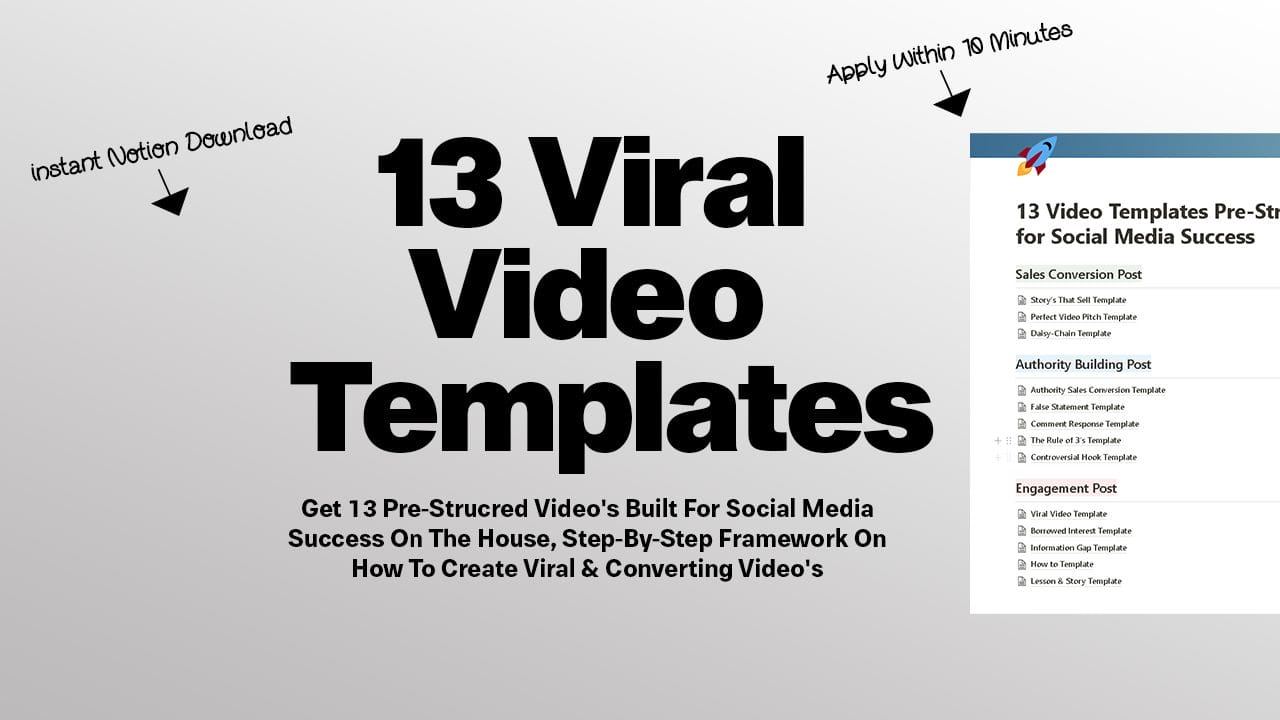 devin ja tho - 13 Pre-Structured Video Templates Download