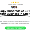 God Of Prompt - Build Hundreds of Custom GPTs For Your Business In One Click