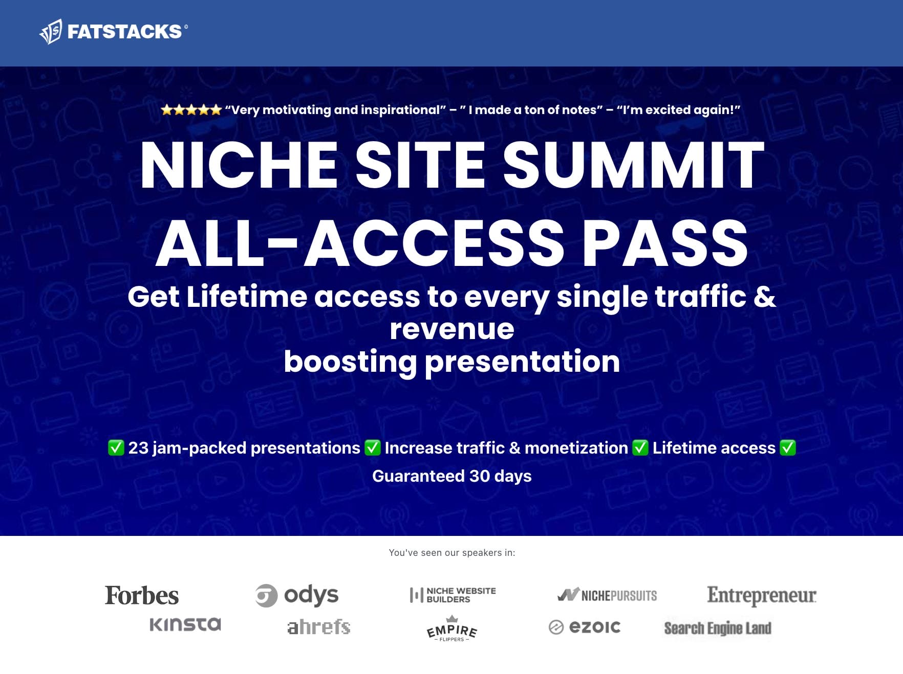Jon Dykstra – Niche Site Summit Recordings (GB)