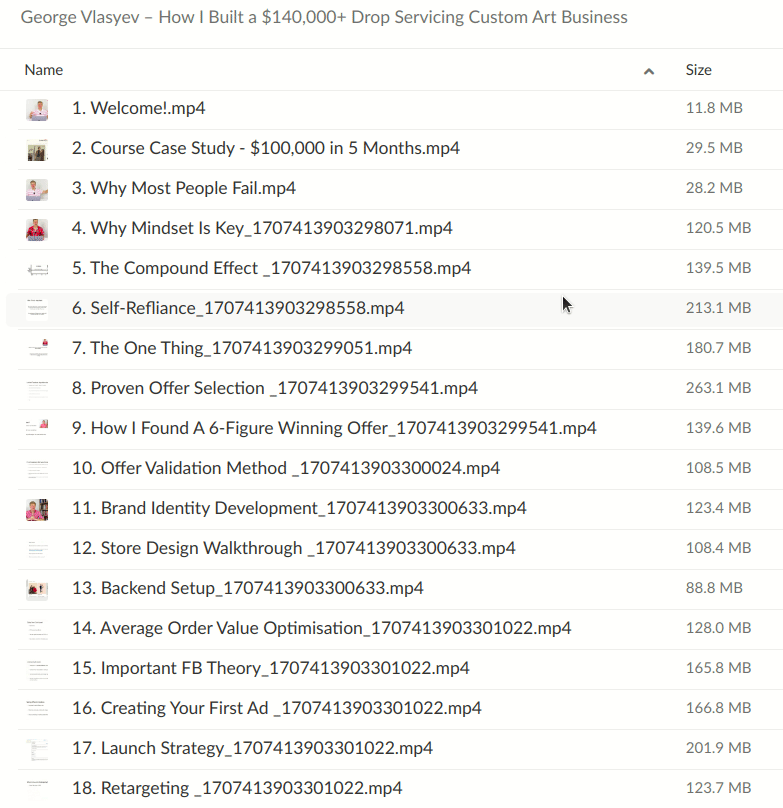 Drop Servicing Download Files