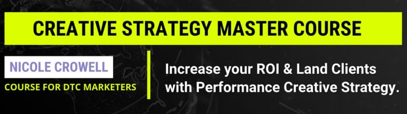 Nicole Crowell – Creative Strategy Master Course Large Banner