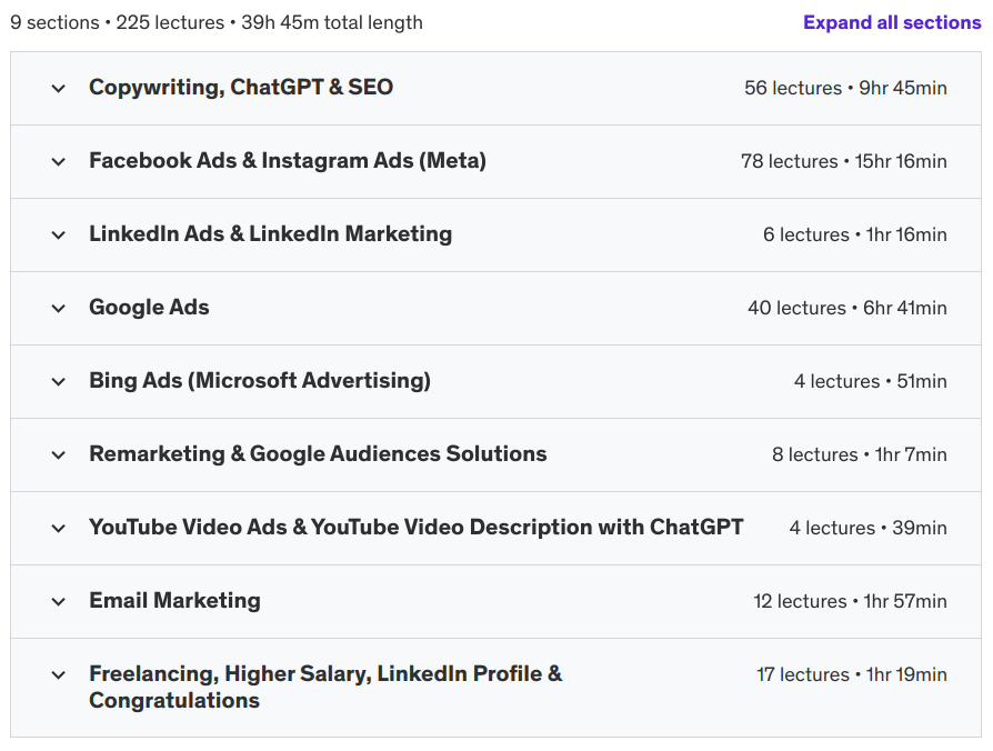 Best of Website Traffic: SEO, ChatGPT, Meta Ads & Google Ads Curriculum