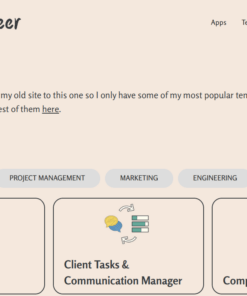 aNotioneer - Complete Notion Templates Bundle Download