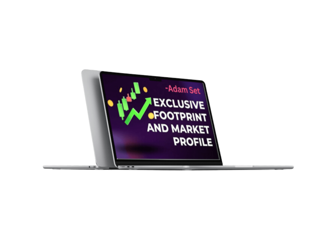 Adam Set – Exclusive Footprint and Market Profile on Laptop