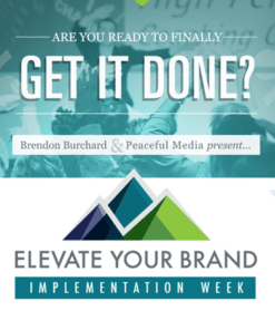 Brendon Burchard – Elevate Your Brand