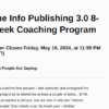 Duston Mcgroarty – The Info Publishing 3.0 8-Week Coaching Program Download