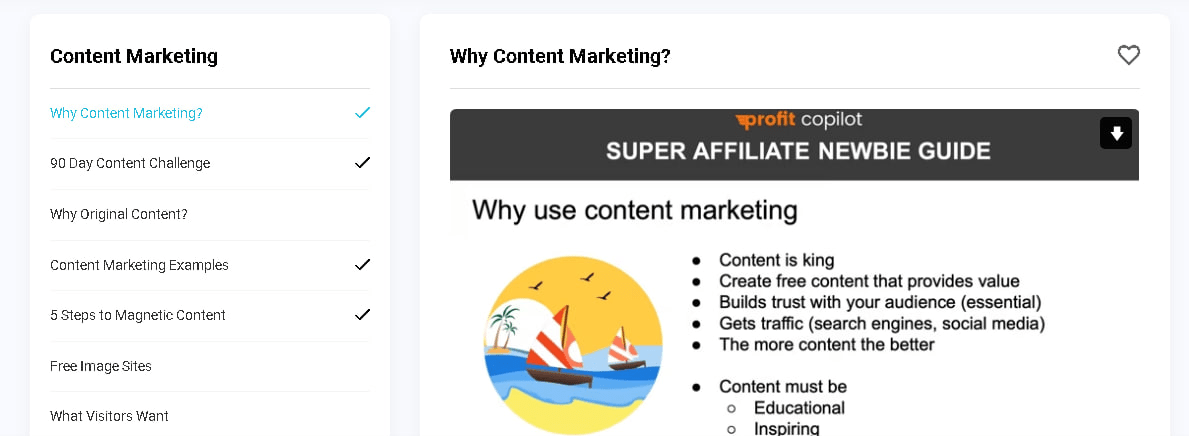 Course Content - Mick Meaney - Super Affiliate Newbie Guide_2