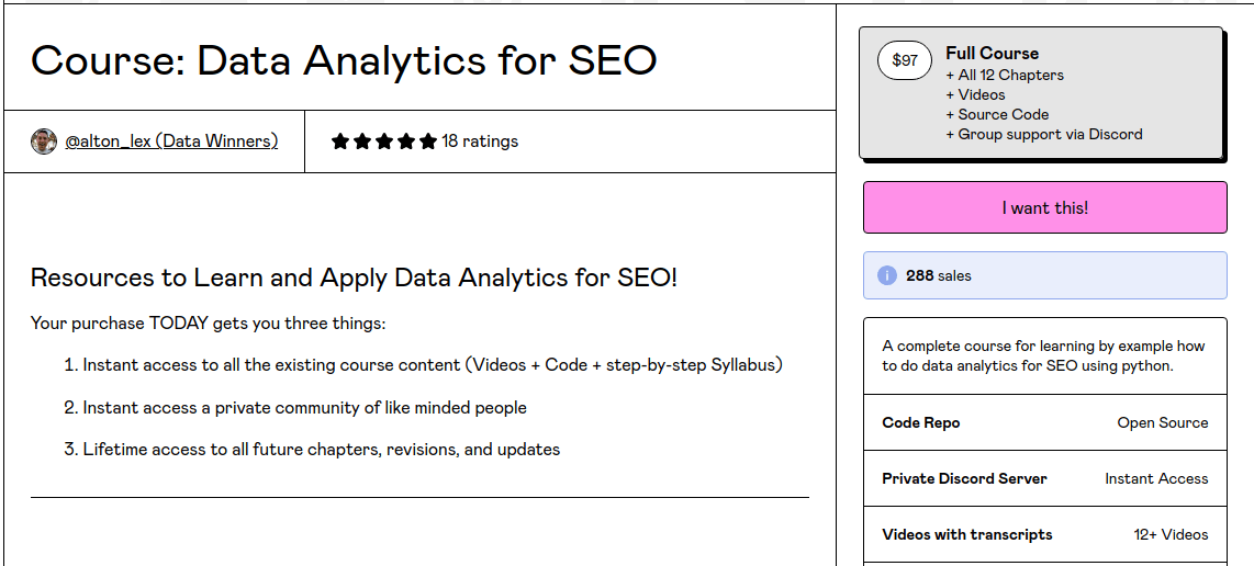 Download Alton_lex (Data Winners) - Data Analytics for SEO