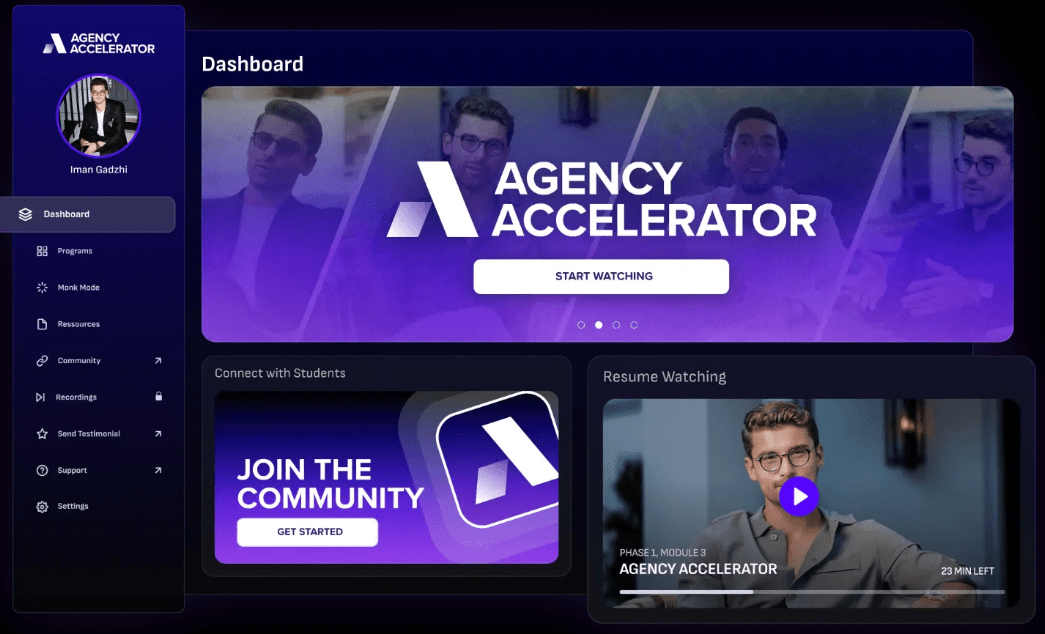 Download Iman Gadzhi – Agency Accelerator 2024