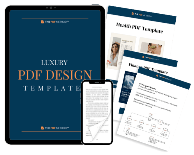 Luxury PDF Design Templates Bundle