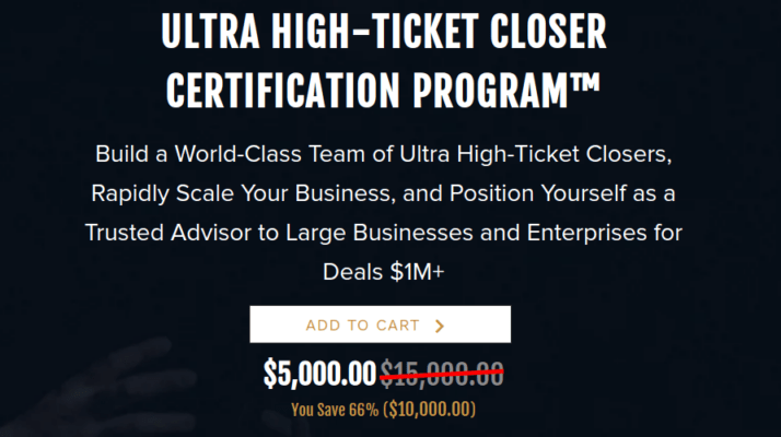 Download Dan Lock - Ultra High-Ticket Closer Certification Program
