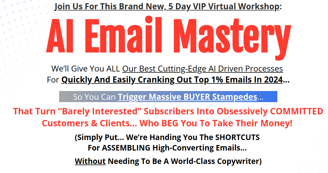Download Mario Castelli and Luke – The AI Email Mastery