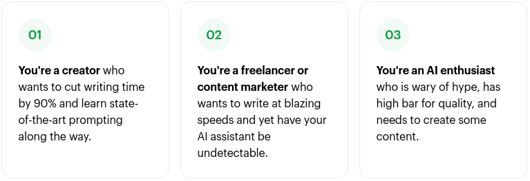 who this course for - rob lennon - custom ai content machines