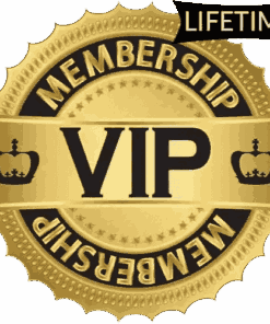 vip membership badge