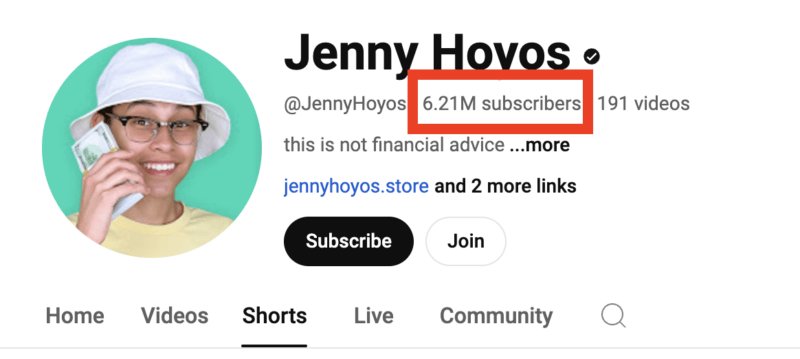 Jenny Hoyos Subscribers Proof