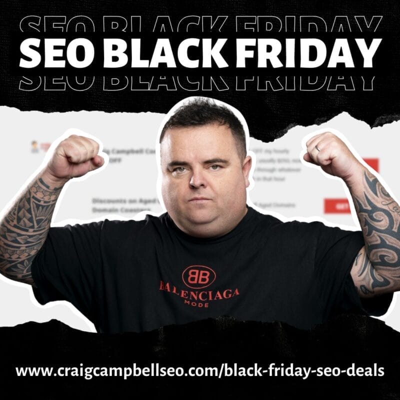 Download Craig Campbell's SEO Course - SEO Black Friday Deals
