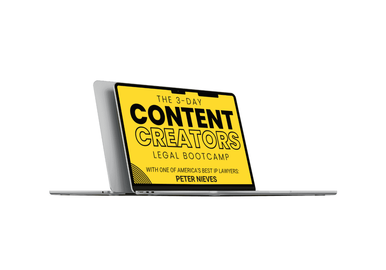 PETER NIEVES (Attorney) – The 3-Day Content Creators Legal Bootcamp