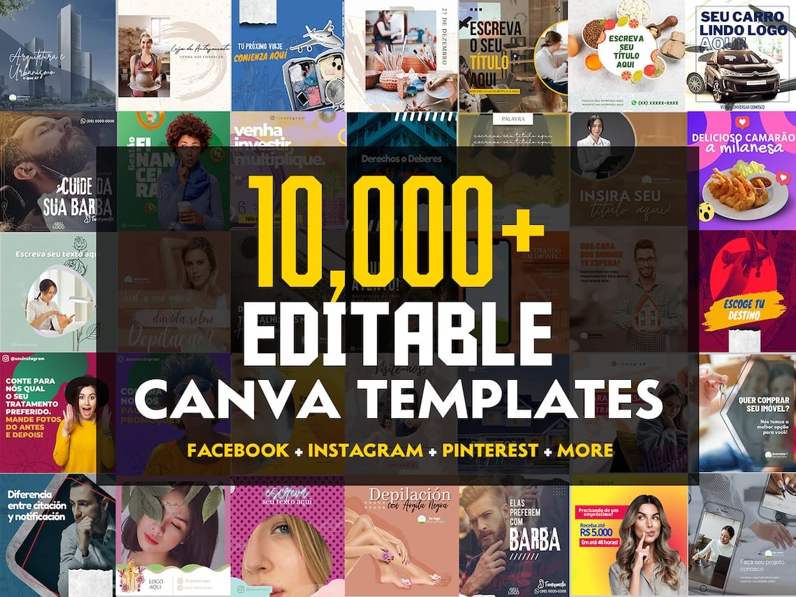 Download 10000+ Editable Premium Canva Templates