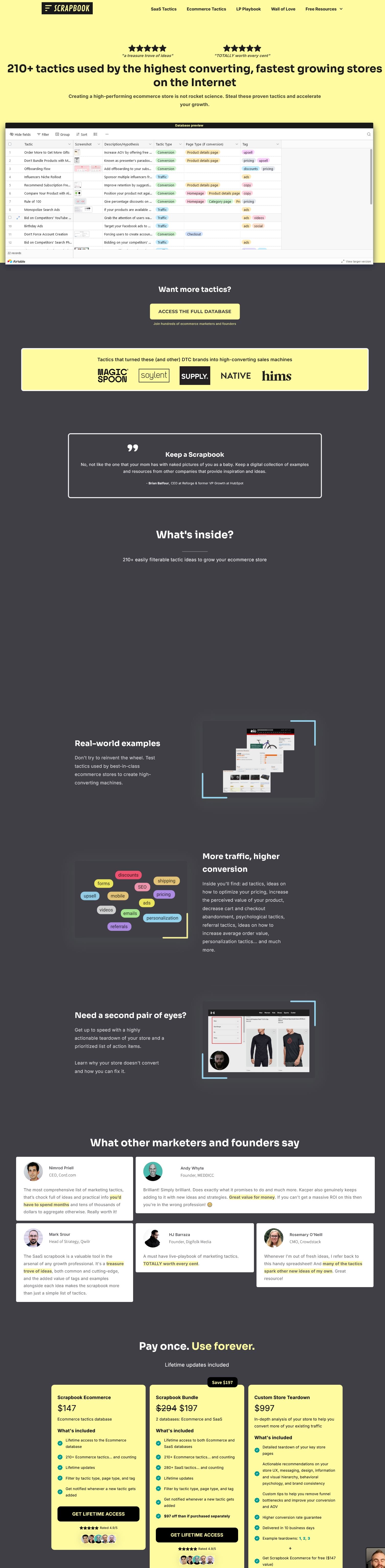 ScrapBook – SaaS and Ecommerce Growth Hacks Bundle Download