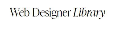 Web Designer Library Logo