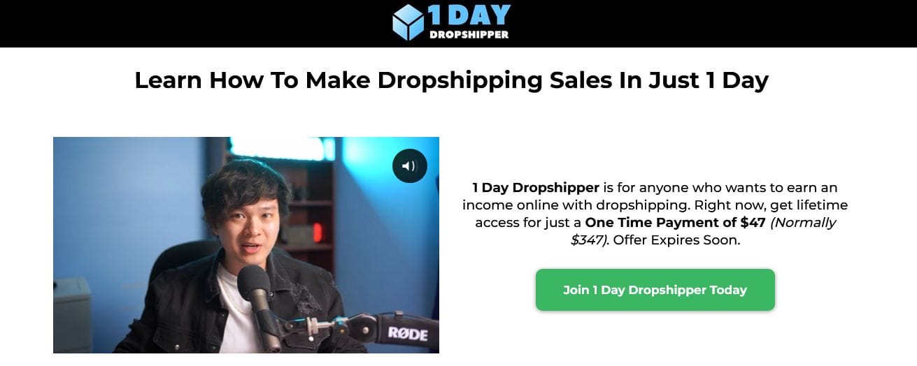 Download Kevin Dang – 1 Day Dropshipper