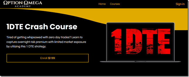 Download Option Omega Academy – 1DTE Crash Course