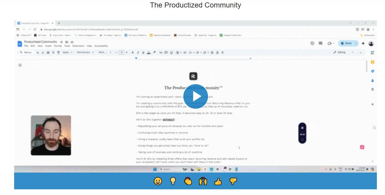 Download Zac Hansen – The Productized Community