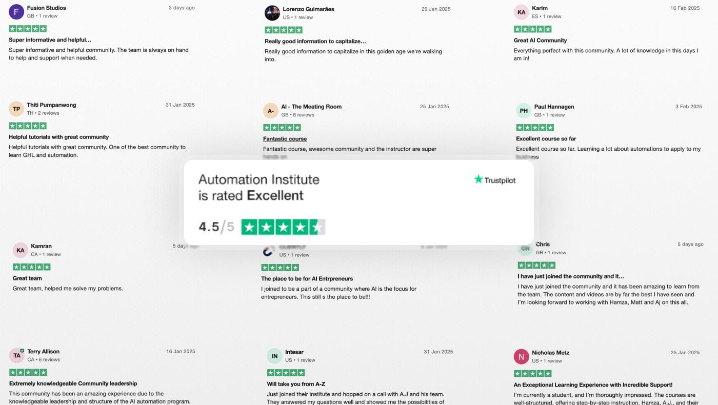 Hamza Baig - Automation Accelerator - Trustpilot Reviews