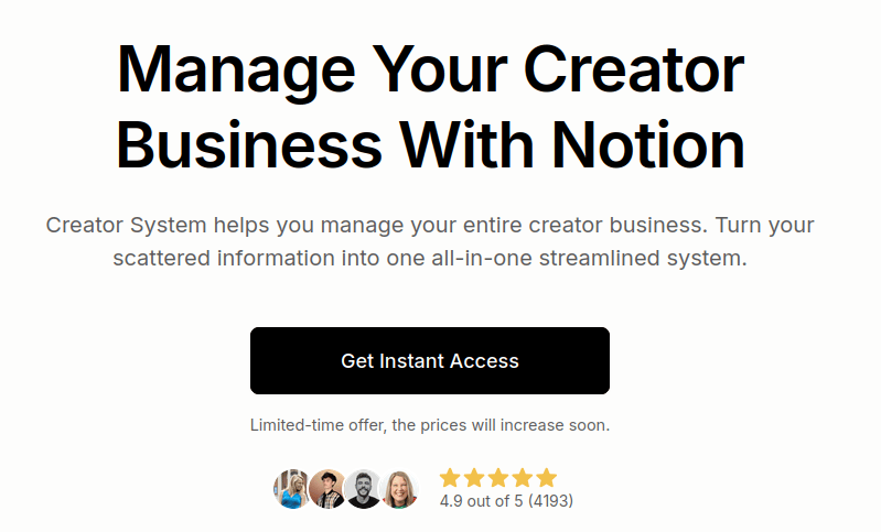 Modest Mitkus - The Notion Creator System - Download