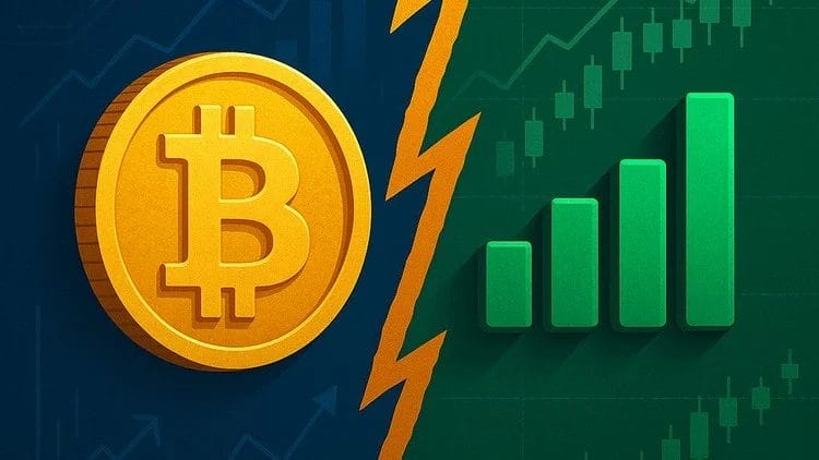 Download Crypto vs. Stocks 2025 - Risk, Return & Growth Showdown