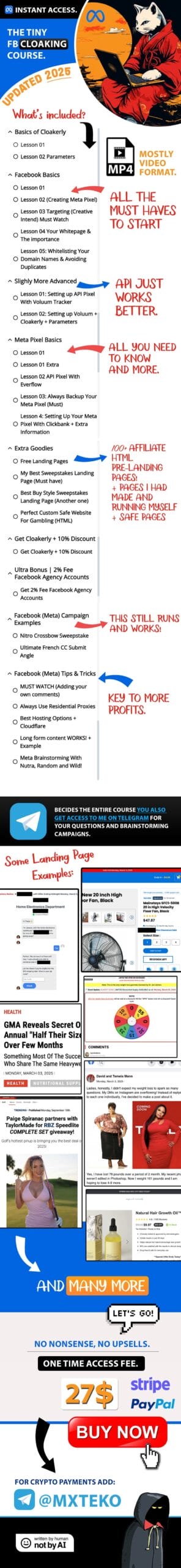 Download The Tiny Facebook (Meta) Cloaking Course