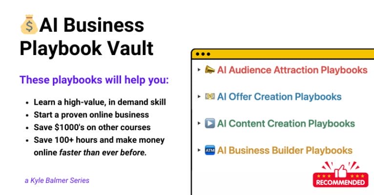 Download Kyle Balmer - AI Business Playbook Vault