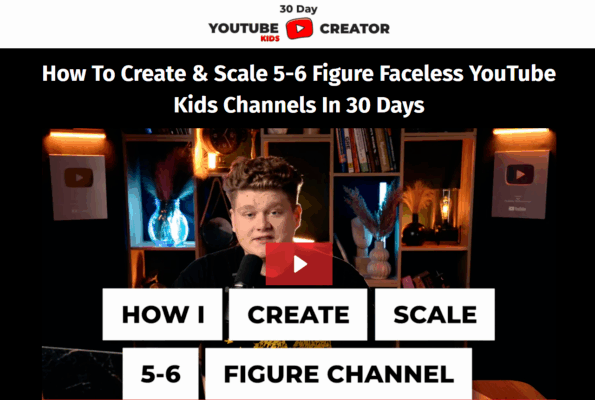 30 Day Youtube Kids Creator