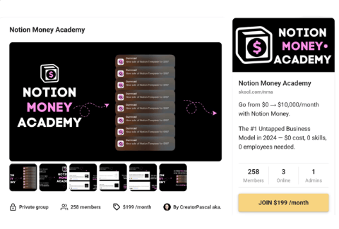 Download Creator Pascal – Notion Money Academy