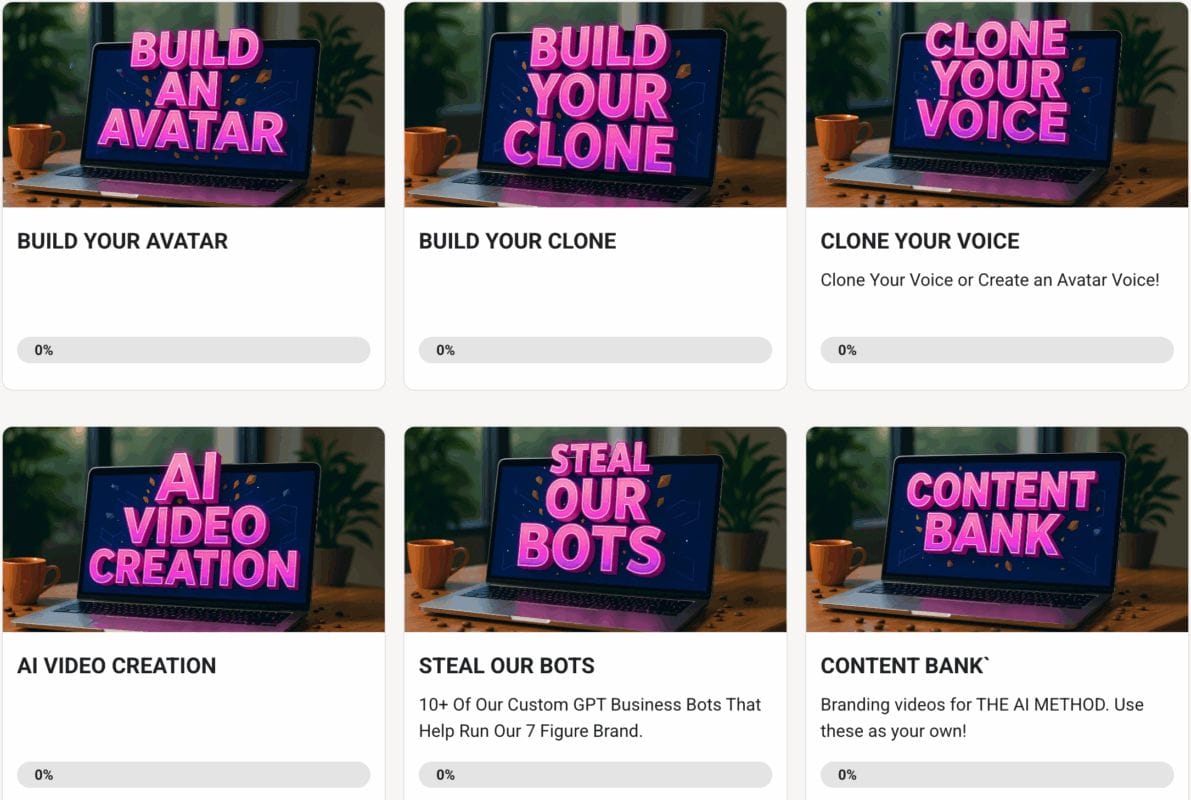 Jodie – The AI Method - Course Content