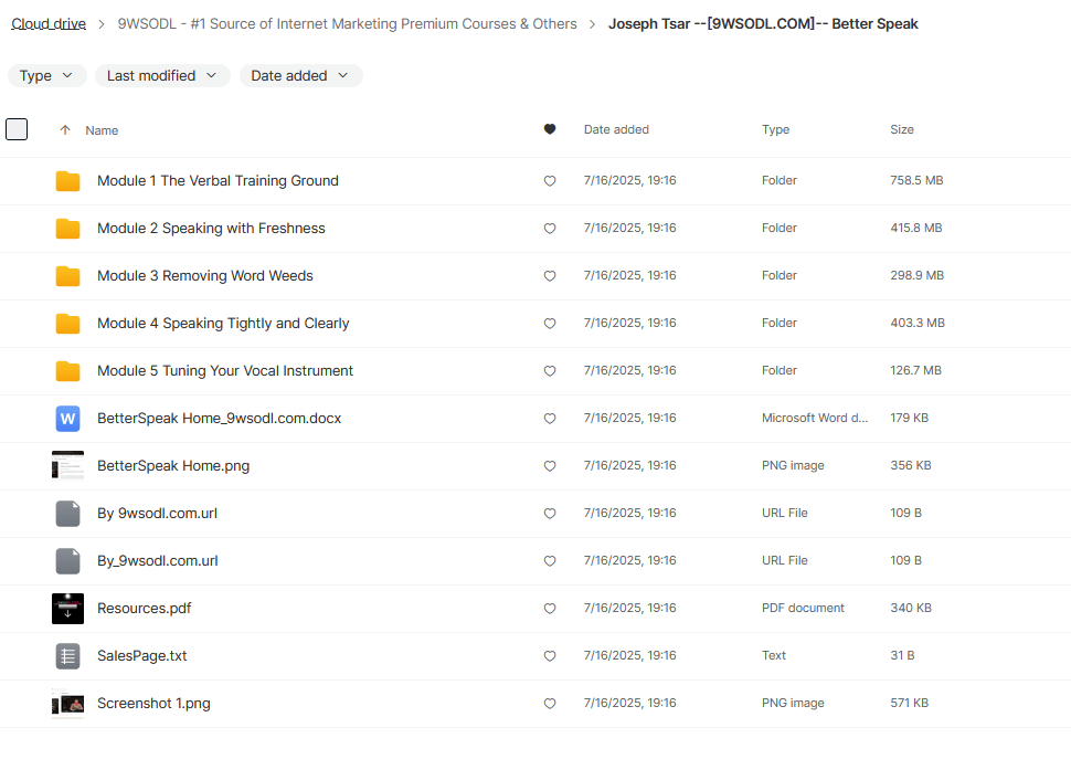 Joseph Tsar - Better Speak - Files Proof