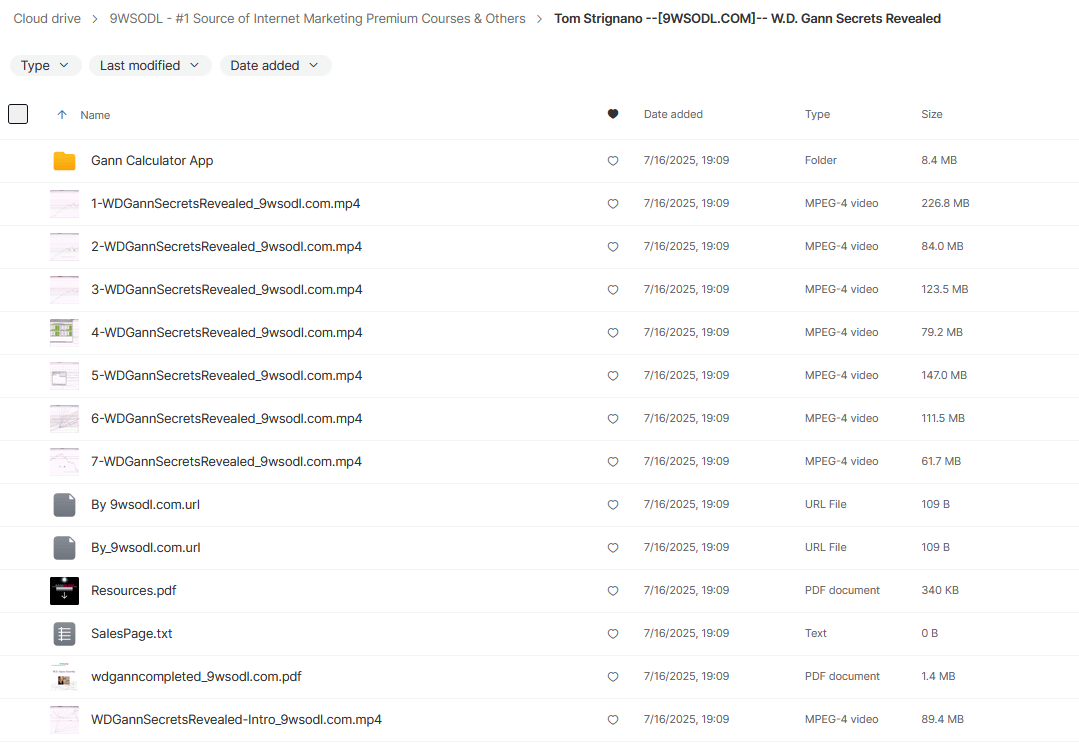 Tom Strignano - W.D. Gann Secrets Revealed - Files Proof