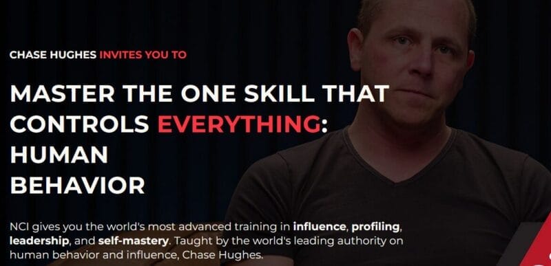 Chase Hughes invites you to Master The One Thing That Controls Everything: Human Behaviour